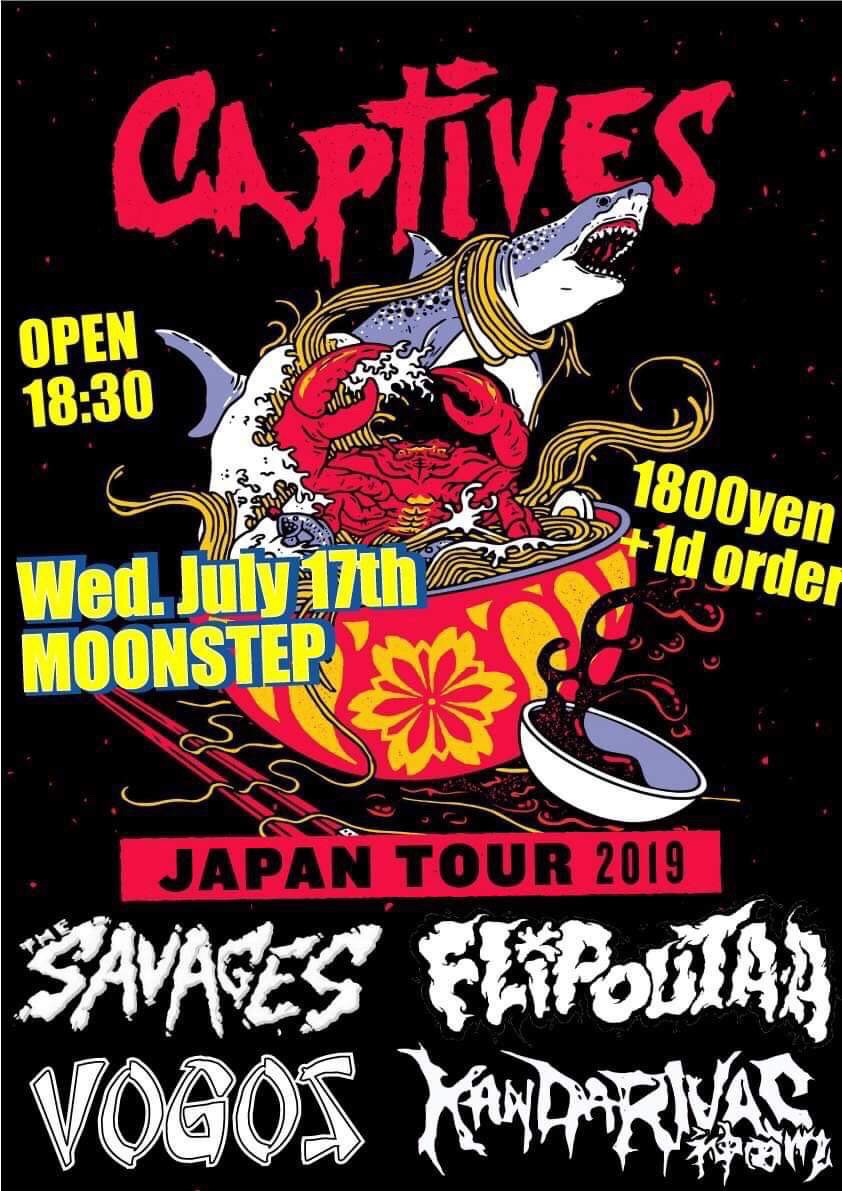 MOONSTEP presents【Captives Japan tour 2019】