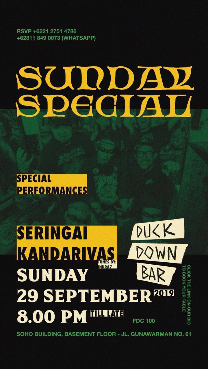 【Sunday Special】@Duck Down Bar Jakarta